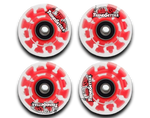 Trendsettas TSC X Mantrashop CLE  "32 x 58mm Roller Skate Wheels/Bearings x4"