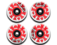 Trendsettas TSC X Mantrashop CLE  "32 x 58mm Roller Skate Wheels/Bearings x4"