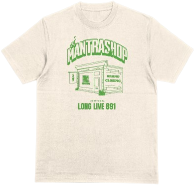 "Long Live 891" Tshirt (Bone/Leaf Green)