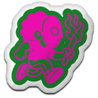 "Running MBR" Plush Throw Pillow