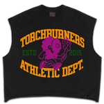 "Torchburners Athletic Dept" Cropped Tunic T-Shirt