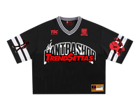 Trendsettas TSC X Mantrashop CLE  "Stacked Team Football Jersey" (Black)