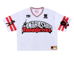 Trendsettas TSC X Mantrashop CLE  "Stacked Team Football Jersey" (White)