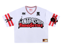 Trendsettas TSC X Mantrashop CLE  "Stacked Team Football Jersey" (White)