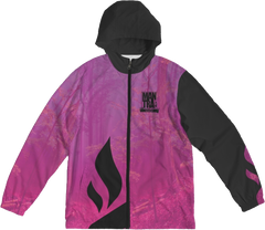 "Torches In The Mist" Zip-up Windbreaker